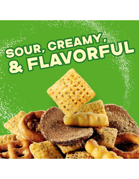 Chex Mix - Savoury Snack Mix Sour Cream & Onion (mélange apéritif crème-oignon) - My American Market