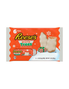 Reese's - White Chocolate Trees (sapins chocolat blanc, x6) - My American Market