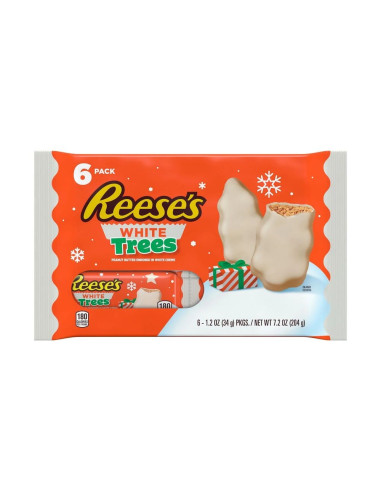 Reese's Peanut Butter White Chocolate Trees 6 Pack - My American Market