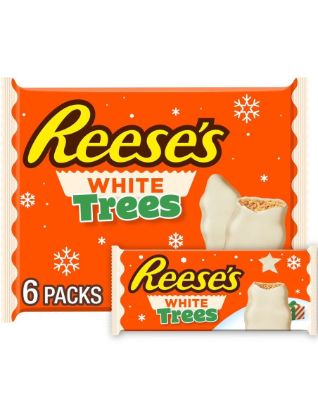Reese's Peanut Butter White Chocolate Trees 6 Pack - My American Market