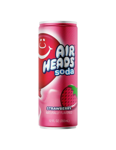 Airheads - Soda Strawberry (soda al gusto fragola) - My American Market