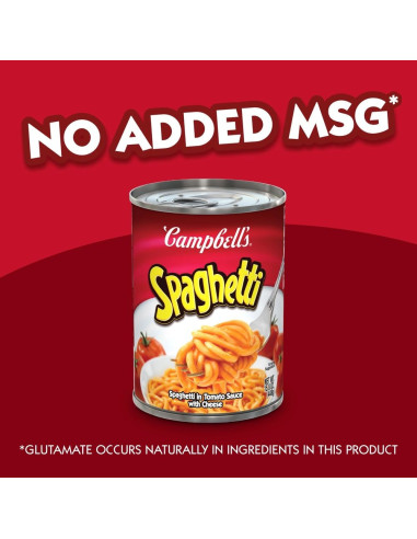 Campbell's Spaghetti in Tomato Sauce With Cheese - My American Market