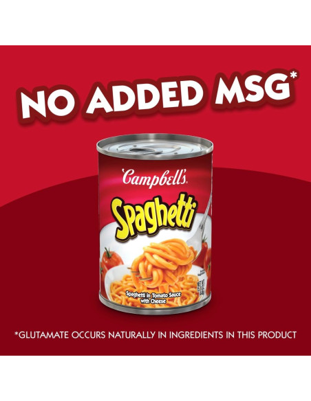 Campbell's Spaghetti in Tomato Sauce With Cheese - My American Market