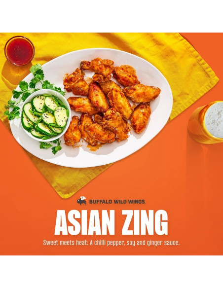 Buffalo Wild Wings - Asian Zing Sauce (salsa per ali dolce-piccante asiatica) - My American Market