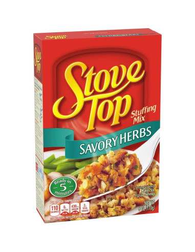 Mezcla para relleno Kraft Stove Top con hierbas aromáticas - My American Market