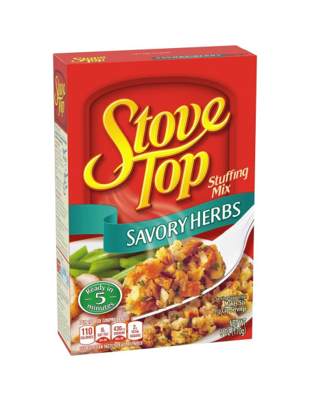 Mezcla para relleno Kraft Stove Top con hierbas aromáticas - My American Market