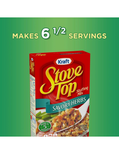 Kraft Stove Top Stuffing Mix Savory Herbs - My American Market