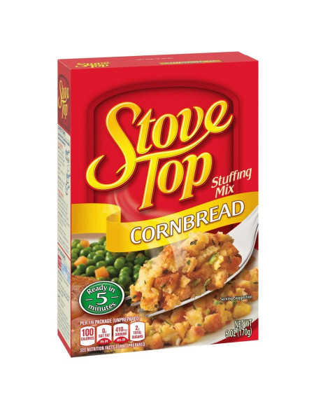 Pan de maíz con mezcla para relleno Kraft Stove Top - My American Market