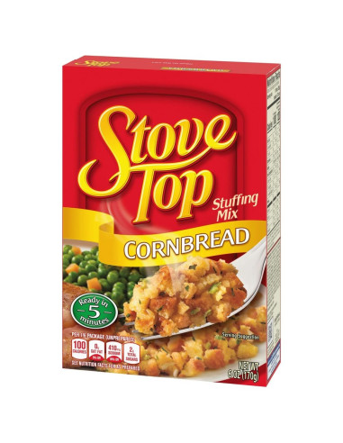 Pan de maíz con mezcla para relleno Kraft Stove Top - My American Market