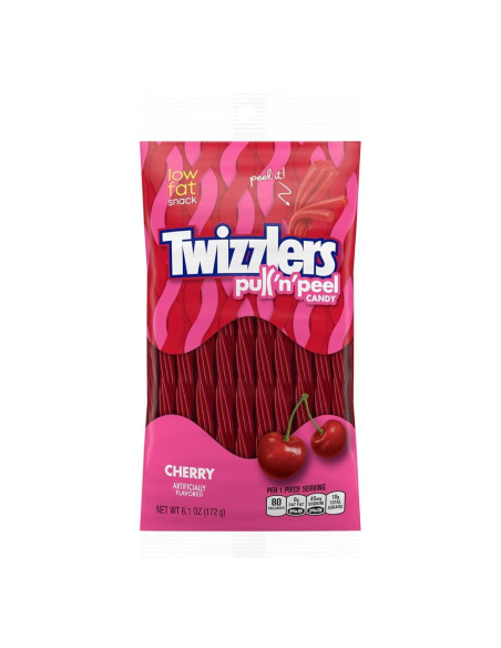 Twizzlers Pull 'n' Peel Cherry 172g - My American Market