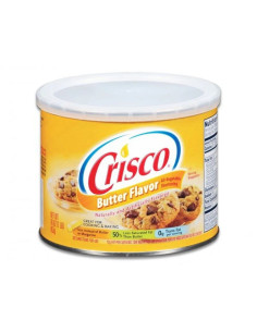 Grasso vegetale Crisco al gusto di burro - My American Market