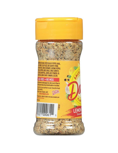 Dash Lemon Pepper Seasoning Blend - Salt-Free - My American Market