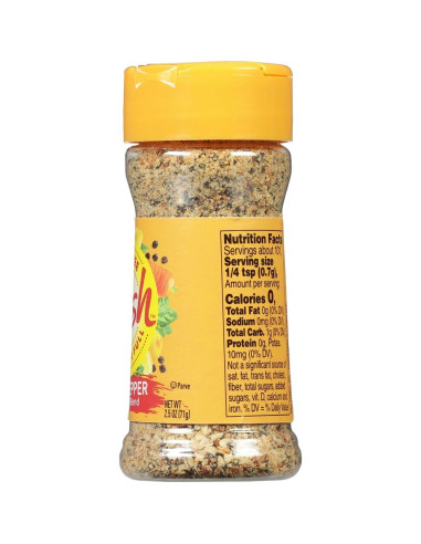 Miscela di spezie Dash al limone e pepe - Senza sale - My American Market