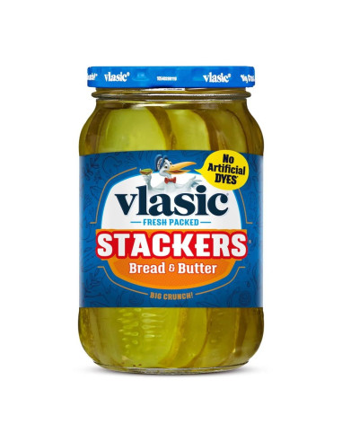 Vlasic Stackers Bread & Butter 473ml - My American Market