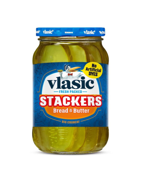 Vlasic Stackers Bread & Butter 473ml - My American Market