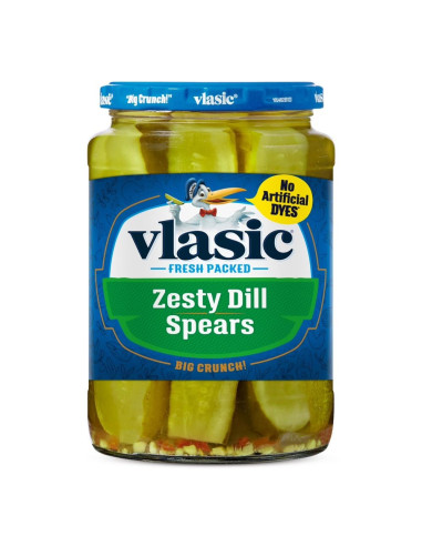 Vlasic Zesty Dill Spears 710 ml - My American Market