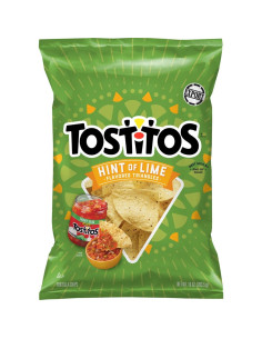Tostitos Hint Of Lime Flavored Triangles Big - My American Market