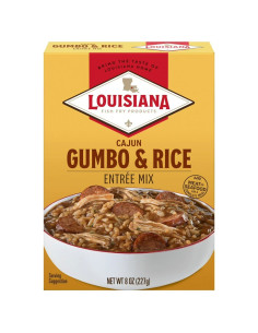 Louisiana Fish Fry Cajun Gumbo & Rice - My American Market