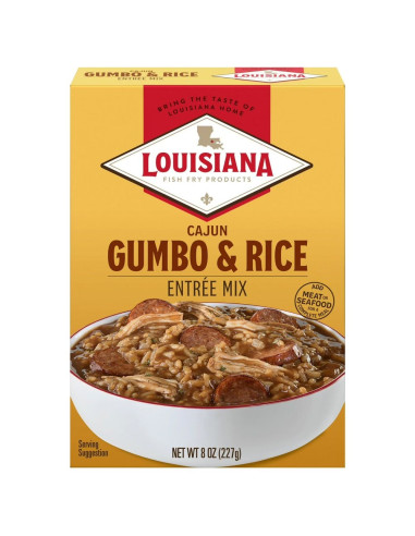 Frittura di pesce alla Louisiana, gumbo cajun e riso - My American Market