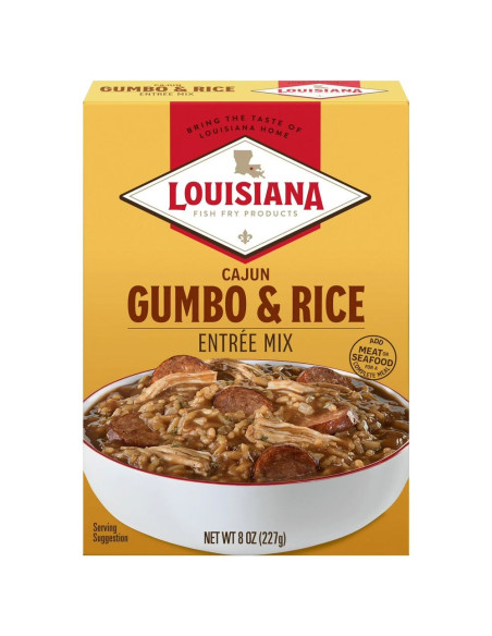 Louisiana Fish Fry Cajun Gumbo & Rice - My American Market
