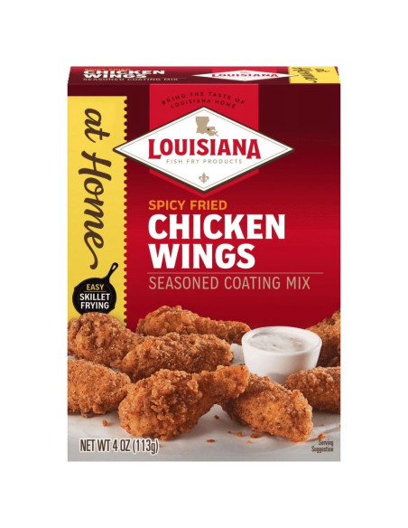 Louisiana Fish Fry Spicy Fried Chicken Wings - My American Market