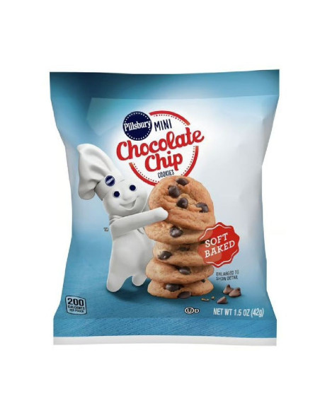 Pillsbury Mini Chocolate Chip Cookies 42g - My American Market