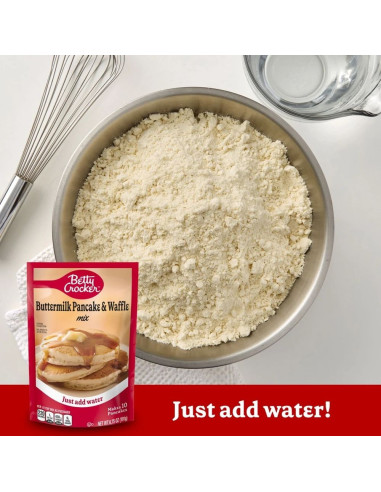 Mezcla para panqueques y waffles de suero de leche Betty Crocker 191 g - My American Market