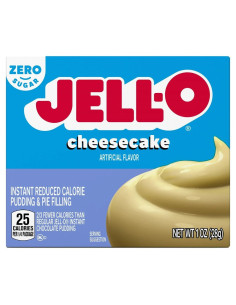 Budino istantaneo Jell-O e ripieno per torte al cheesecake senza zucchero - My American Market