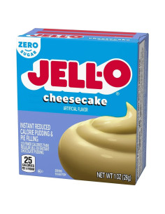 Jell-O Instant Pudding & Pie Filling Cheesecake Zero Sugar - My American Market 2