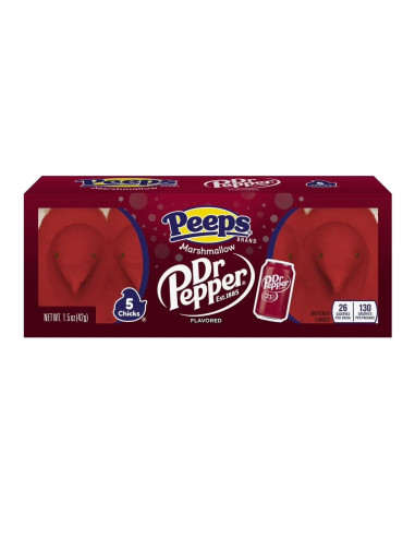 Pollitos de malvavisco Peeps Dr Pepper x5 - My American Market