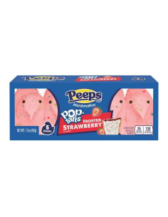 Pollitos de malvavisco Peeps Pop-Tarts sabor fresa glaseada x5 - My American Market