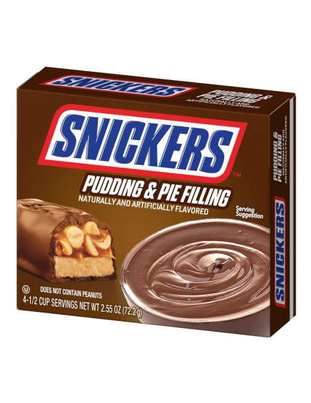 Pudín y relleno de tarta Snickers - My American Market