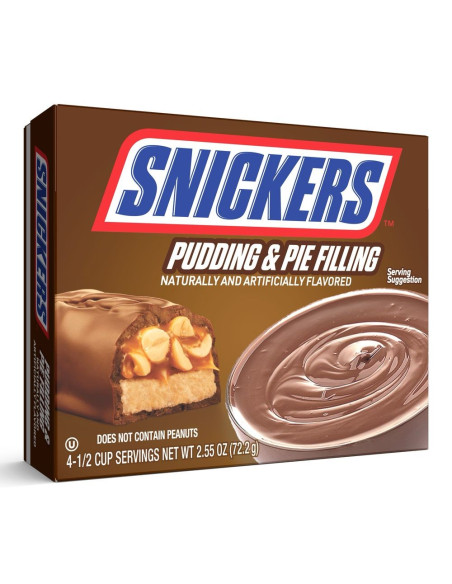 Pudín y relleno de tarta Snickers - My American Market