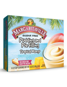 Margaritaville - Ripieno per budino e torta senza zucchero al gusto di mango tropicale - My American Market