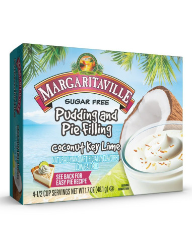 Margaritaville Sugar Free Pudding & Pie Filling Coconut Key Lime - My American Market