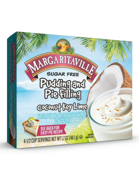 Margaritaville Sugar Free Pudding & Pie Filling Coconut Key Lime - My American Market