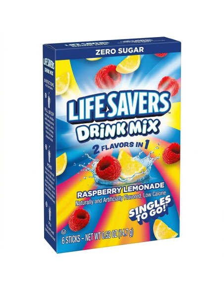 Preparato per bevanda Life Savers al gusto di limonata al lampone - My American Market