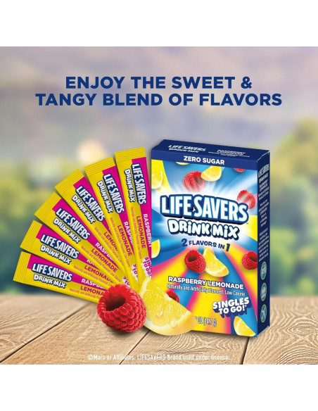 Life savers Drink Mix Raspberry Lemonade - My American Market