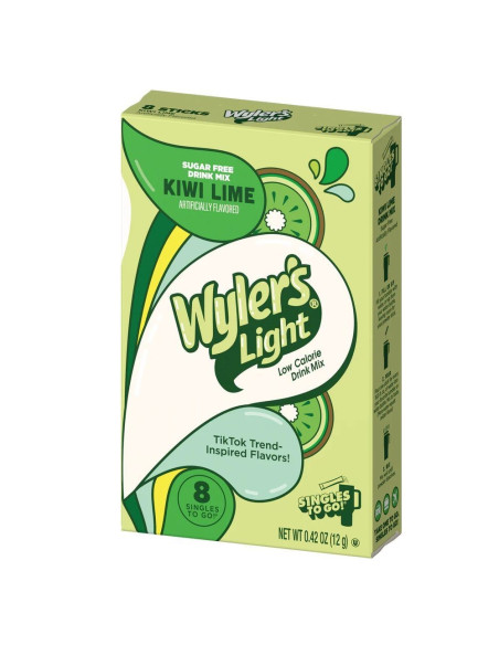 Wyler's Light Singles To Go Kiwi Lime - My American Market
