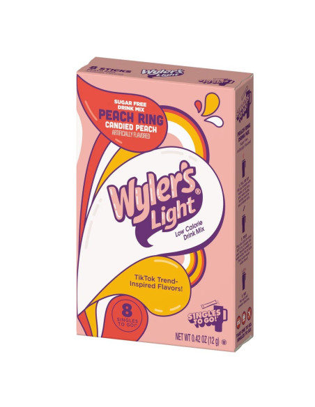 Anillo de durazno para llevar de Wyler's Light Singles - My American Market