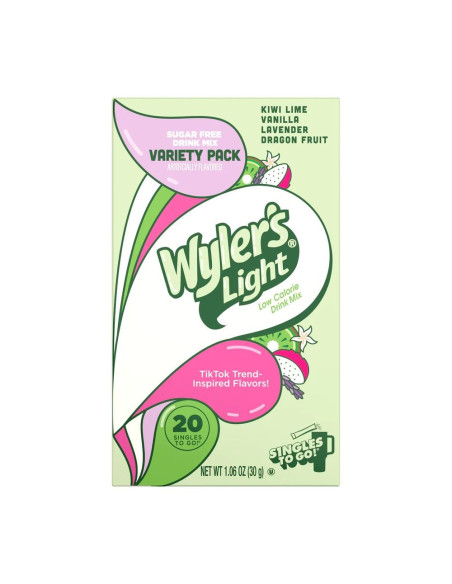 Wyler's Light Watertok inspired Sweet & Fruity Base Variety Pack Drink Mix - My American Market