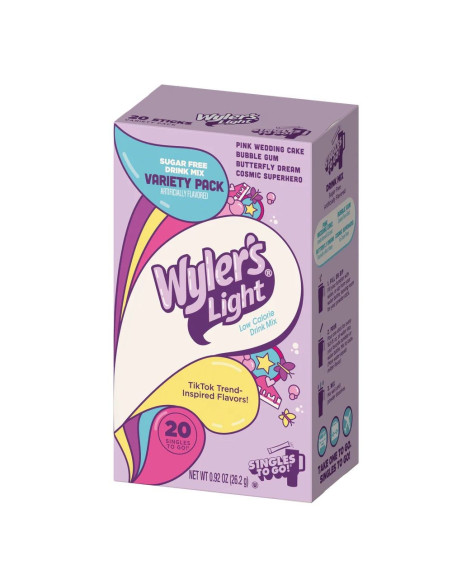 Confezione assortita di gusti nostalgici e divertenti ispirata a Wyler's Light Watertok. - My American Market