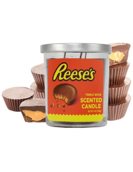 Reese's Cup Triple Wick Scented Candle 396g - My American Market