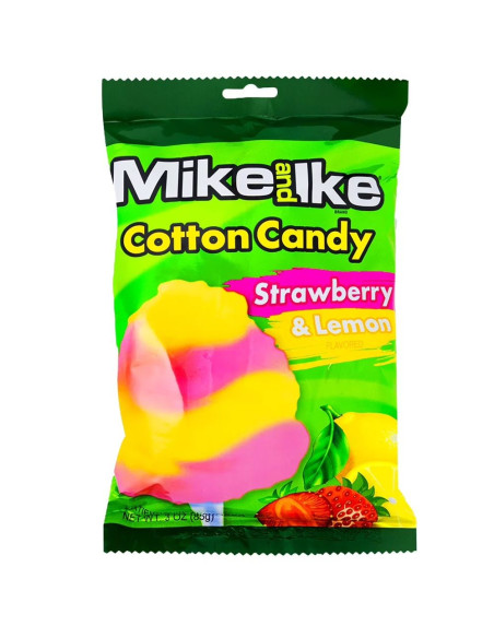 Mike e Ike Zucchero filato Fragola e limone - My American Market