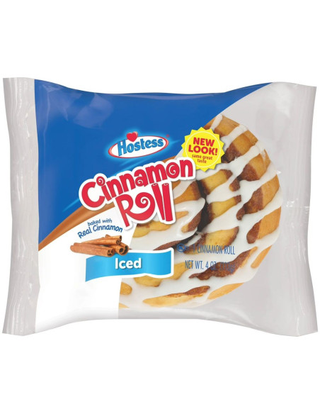 Hostess - Iced Cinnamon Rolls (roulé à la cannelle glacé, format individuel) - My American Market