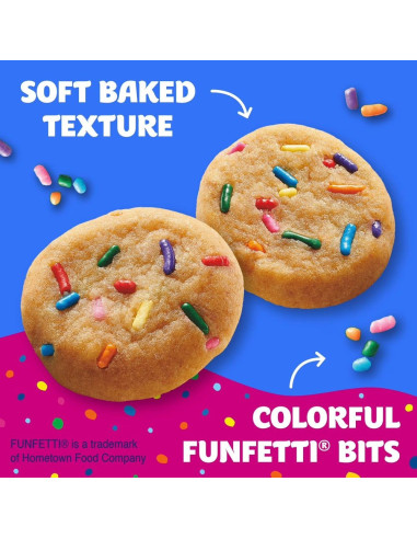Pillsbury Mini Soft Baked Funfetti Cookies 283g - My American Market