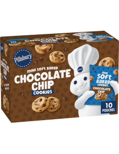 Pillsbury Mini Soft Baked Chocolate Chip Cookies 283g - My American Market