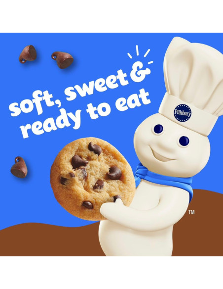 Pillsbury Mini Soft Baked Chocolate Chip Cookies 283g - My American Market