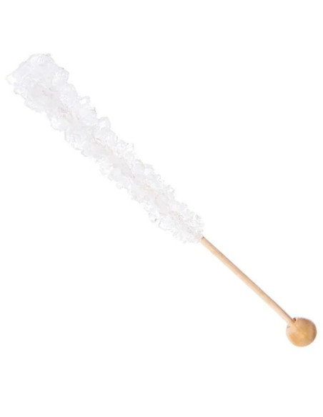 Espeez Rock Candy On A Stick Sugar White - My American Market