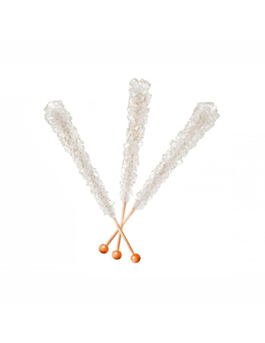 Espeez Rock Candy On A Stick Sugar White - My American Market